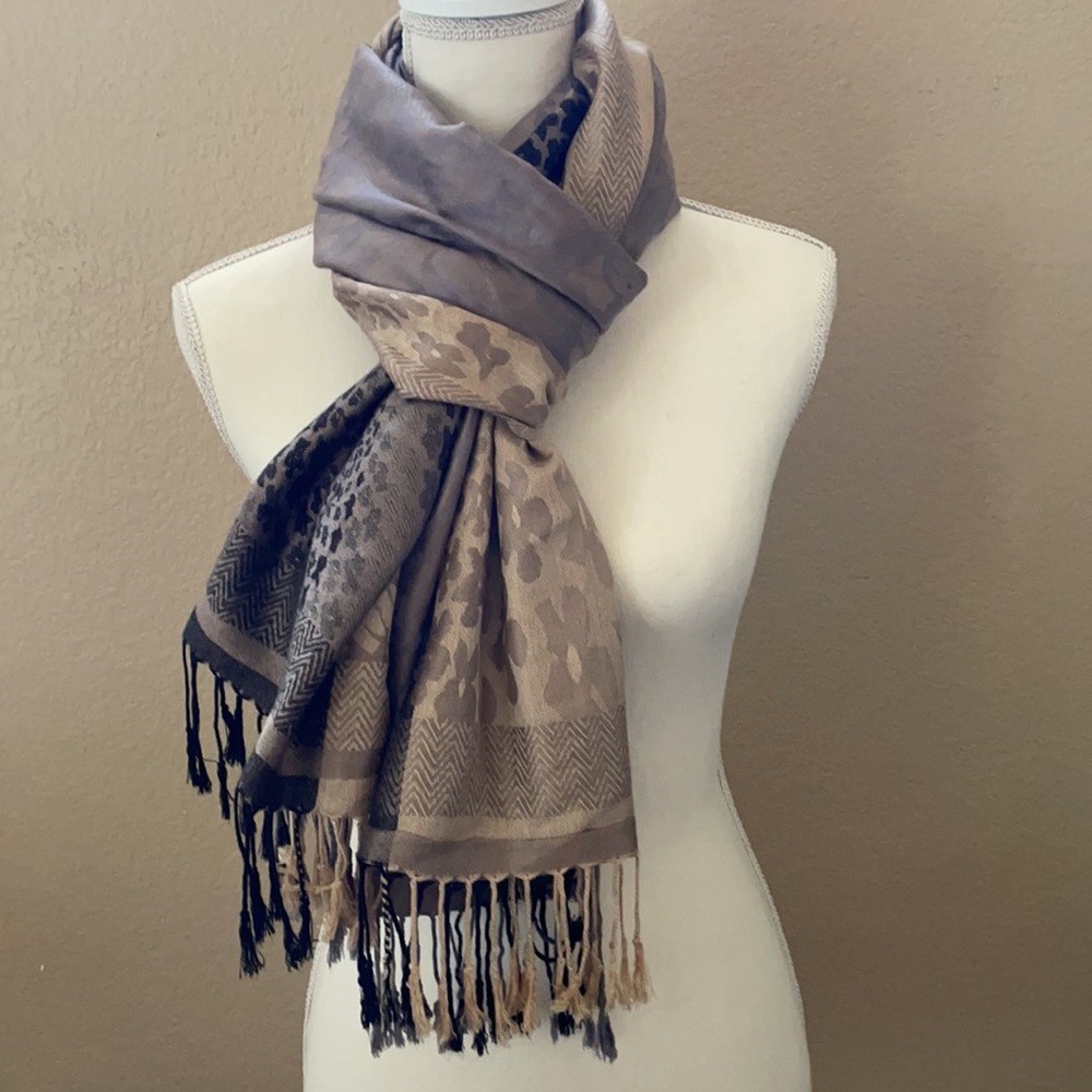 Silk Pashmina Paris Scarf
